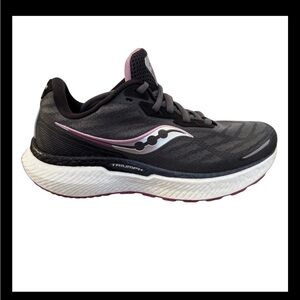 Saucony Women’s Running Shoes Gray Pink Size 7 Comfort Cushion S10678-15 EUC